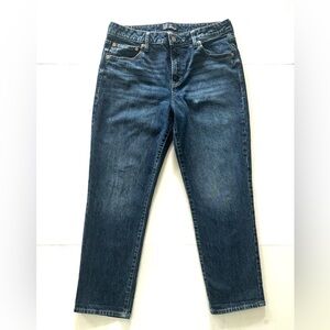 GAP Denim Universal Slim Boyfriend High Rise Jeans Dark Alba Wash Women’s 12/31R